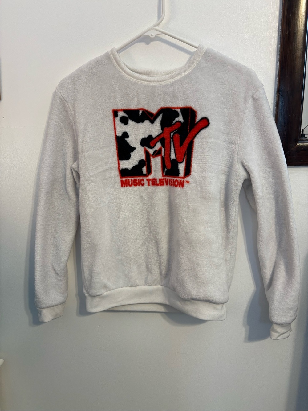 MTV fuzzy sweater